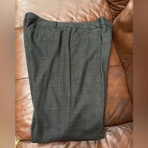 NWT Van Heusen Grey Check Pants 16R